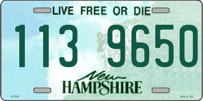 NH license plate 1139650