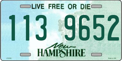 NH license plate 1139652