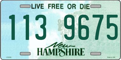 NH license plate 1139675