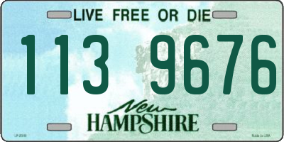NH license plate 1139676