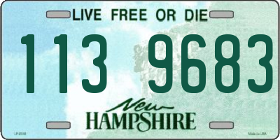 NH license plate 1139683