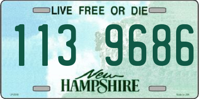 NH license plate 1139686
