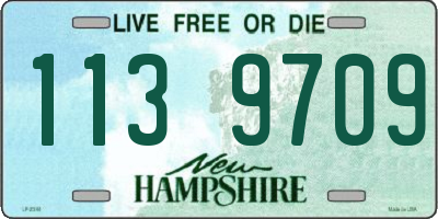 NH license plate 1139709