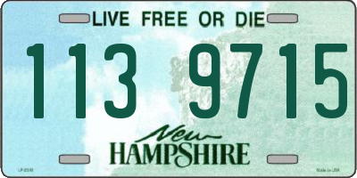 NH license plate 1139715