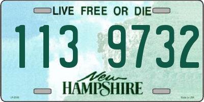 NH license plate 1139732
