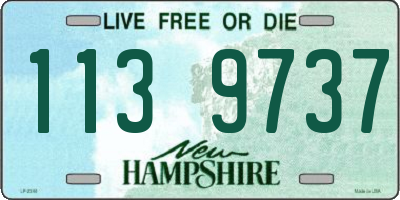 NH license plate 1139737