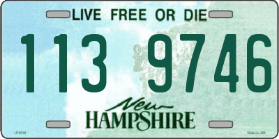 NH license plate 1139746