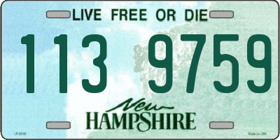 NH license plate 1139759