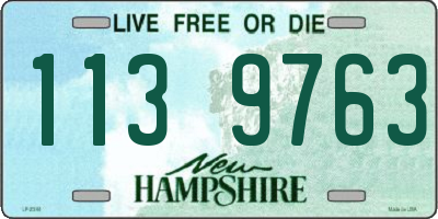 NH license plate 1139763