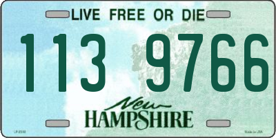 NH license plate 1139766