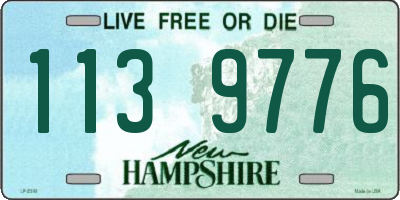 NH license plate 1139776