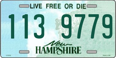 NH license plate 1139779