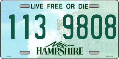 NH license plate 1139808