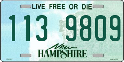 NH license plate 1139809
