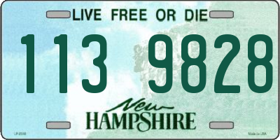 NH license plate 1139828