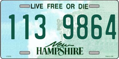 NH license plate 1139864
