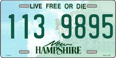 NH license plate 1139895