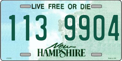 NH license plate 1139904