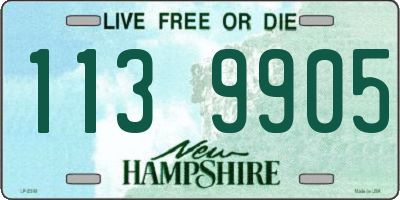 NH license plate 1139905