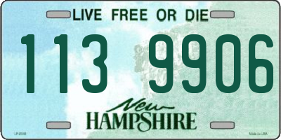 NH license plate 1139906
