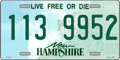 NH license plate 1139952