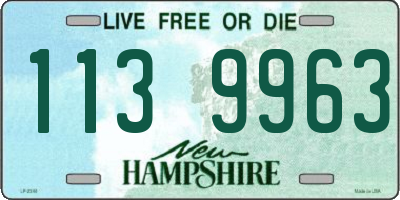 NH license plate 1139963