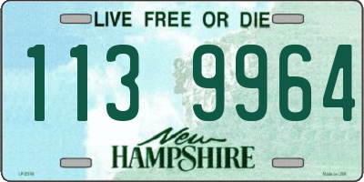 NH license plate 1139964