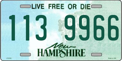 NH license plate 1139966
