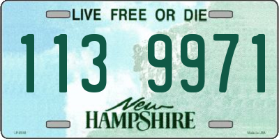 NH license plate 1139971