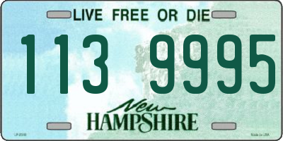 NH license plate 1139995