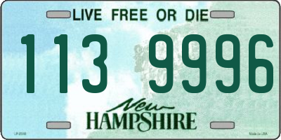 NH license plate 1139996