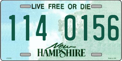 NH license plate 1140156