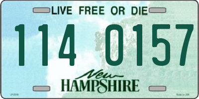 NH license plate 1140157