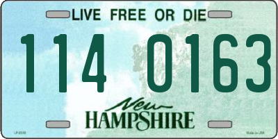 NH license plate 1140163