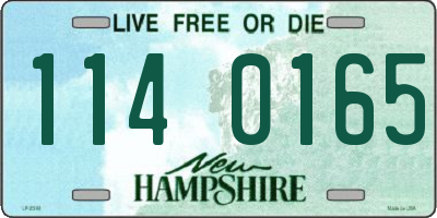 NH license plate 1140165
