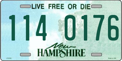 NH license plate 1140176