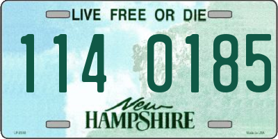NH license plate 1140185