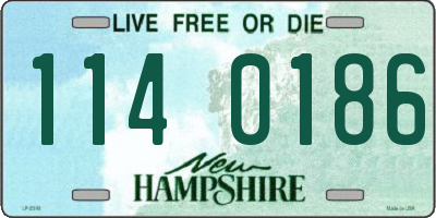 NH license plate 1140186