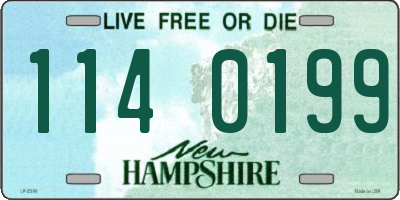 NH license plate 1140199