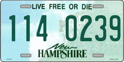 NH license plate 1140239