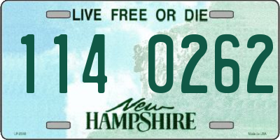 NH license plate 1140262