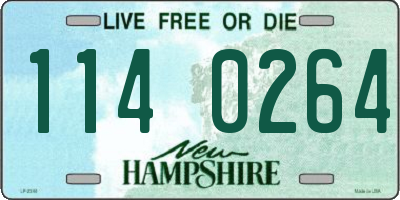 NH license plate 1140264