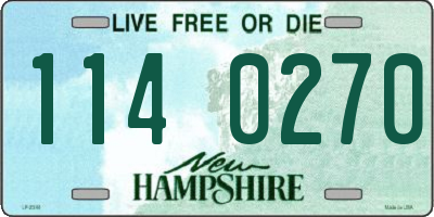 NH license plate 1140270