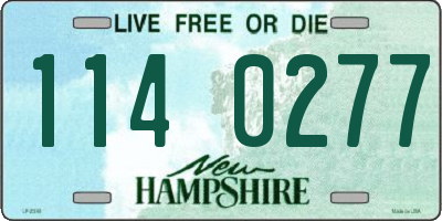 NH license plate 1140277
