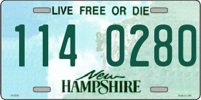 NH license plate 1140280