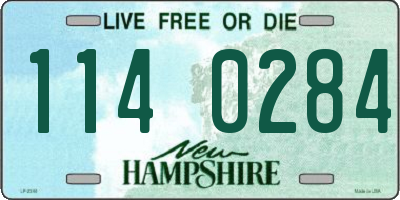 NH license plate 1140284