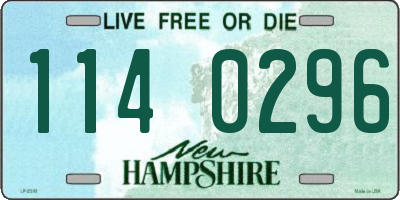NH license plate 1140296
