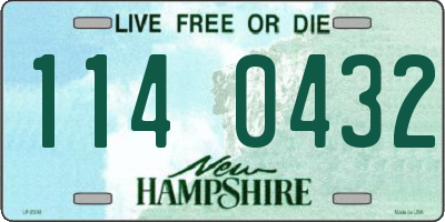 NH license plate 1140432