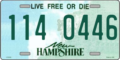 NH license plate 1140446