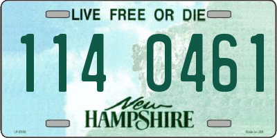 NH license plate 1140461